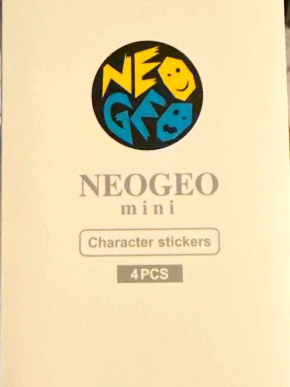 4 new NEOGEO MINI MARQUE CONSOLE STICKERS Random Pack of 4 SNK Official Licensed